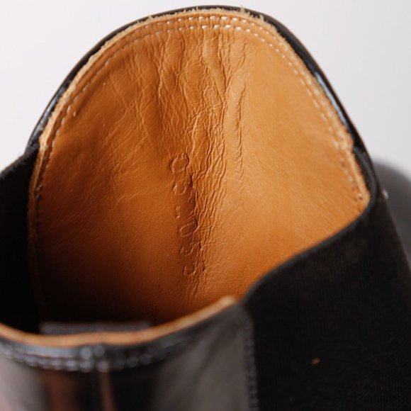 SOLD Chloe Black Scalloped Chelsea Boots - Picture 8 of 8